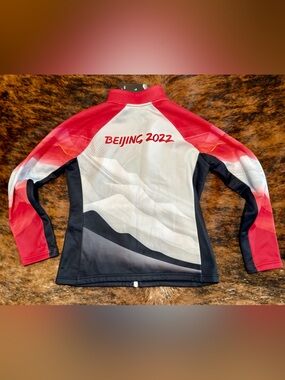 Beijing 2022 Winter Olympic’s Official Uniform Mid Layer Jacket Anta New Sz L